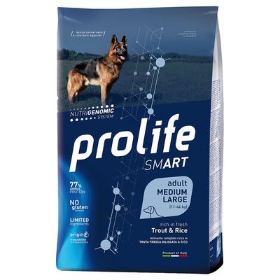 Prolife Dog Smart Adult Trota M/L 12 Kg