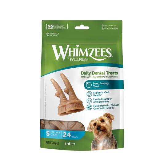 Whimzees Busta Antler S 24pz