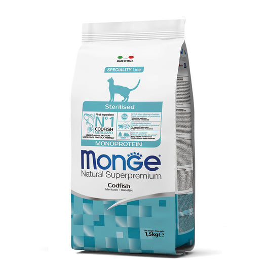 Monge Cat Sterilizzato Monoproteico 1,5kg