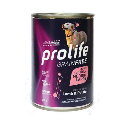 Prolife Dog Grain Free Adult M/L 400g