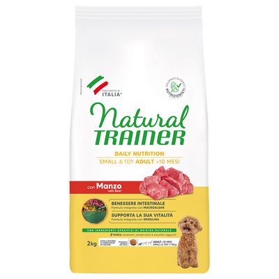 Natural Trainer Dog Small&Toy Manzo E Riso 2 Kg