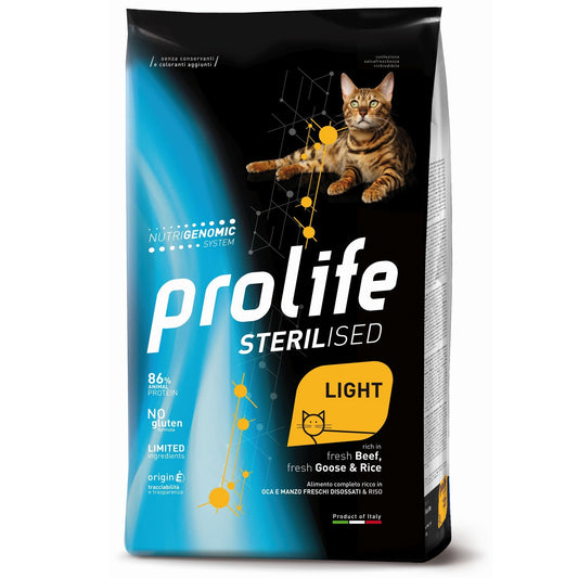 Prolife Cat Sterilizzato Light Oca/Manzo 1,5 Kg