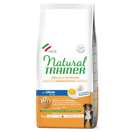 Natural Trainer Dog Sensitive Adult M/M Uovo