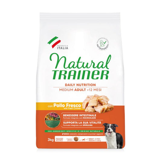 Natural Trainer Dog Med Adult 3 Kg