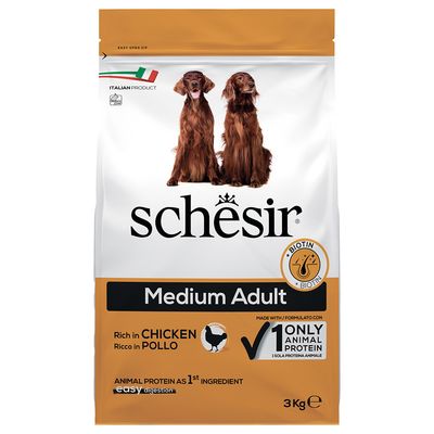 Schesir Dog Ricco In Pollo Medium 3kg