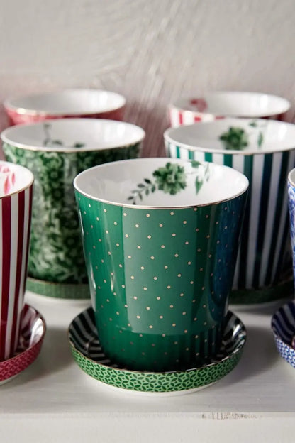 Mug Tea Tip Pois Verde