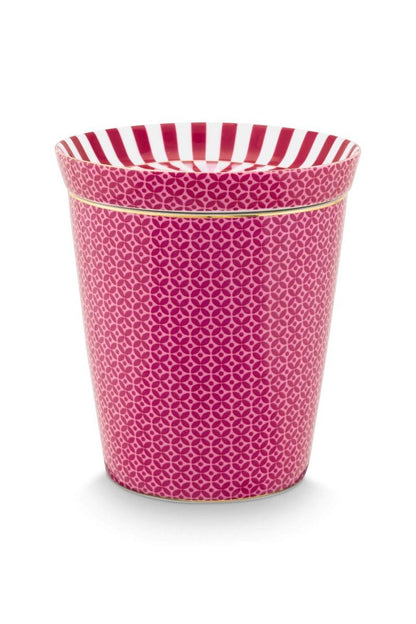 Set/2 Mug Piccolo Senza Orecchio Royal Fiore & Tea Tip Rosa Scuro