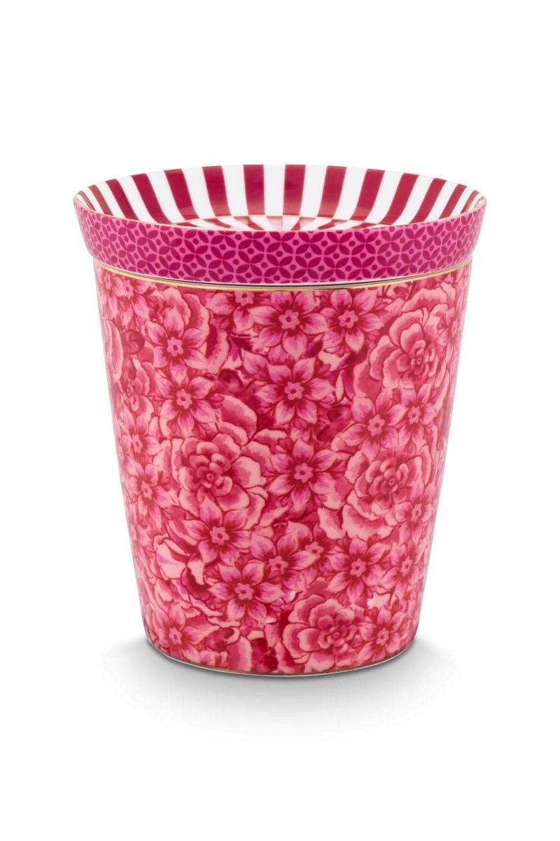 Mug Piccolo Senza Orecchio Royal Fiore & Tea Tip Rosa Scuro