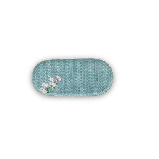Piattino Zucchero E Latte Kamini Blu 25x12