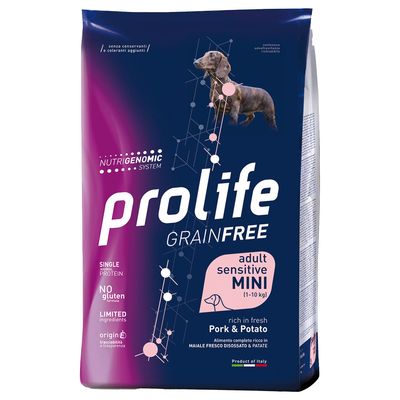 Prolife Dog Sensitive Adult Maiale Mini