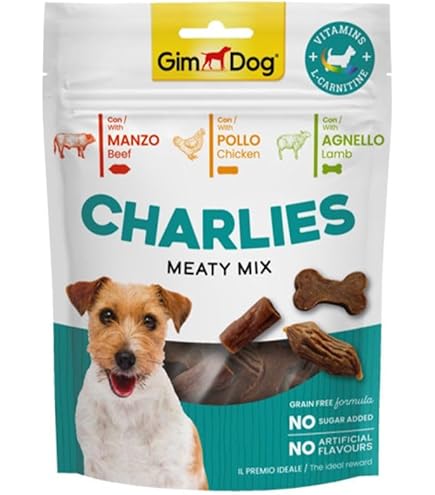 Gimdog Charlies Meaty Mix Manzo Pollo Agnello 70gr