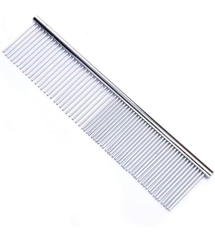 Pettine A Denti Fini/Grossi Metallo 16cm