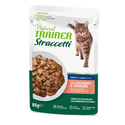 Natural Trainer Cat Straccetti Adult 85g