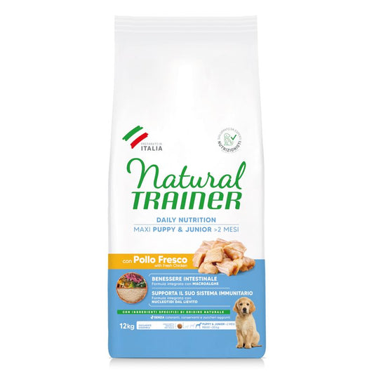 Natural Trainer Dog Maxi Junior Pollo 12 Kg
