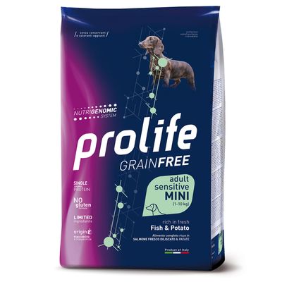 Prolife Dog Grain Free Sensitive Adult Pesce Mini