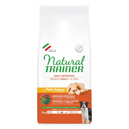 Natural Trainer Dog Med Adult 12 Kg