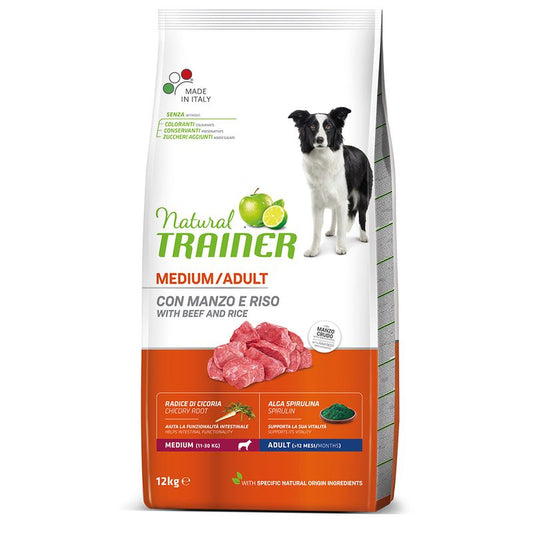 Natural Trainer Dog Med Adult 12 Kg