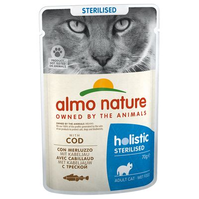 Almo Holistic Functional Sterilizzato cats 70 G
