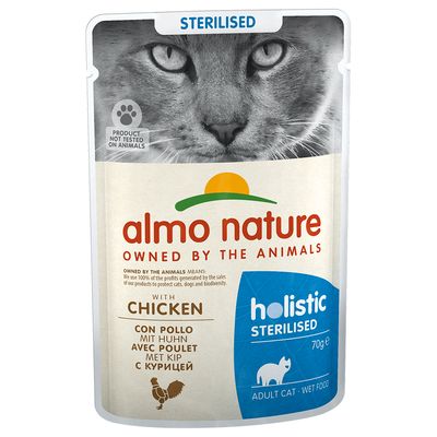 Almo Holistic Functional Sterilizzato cats 70 G