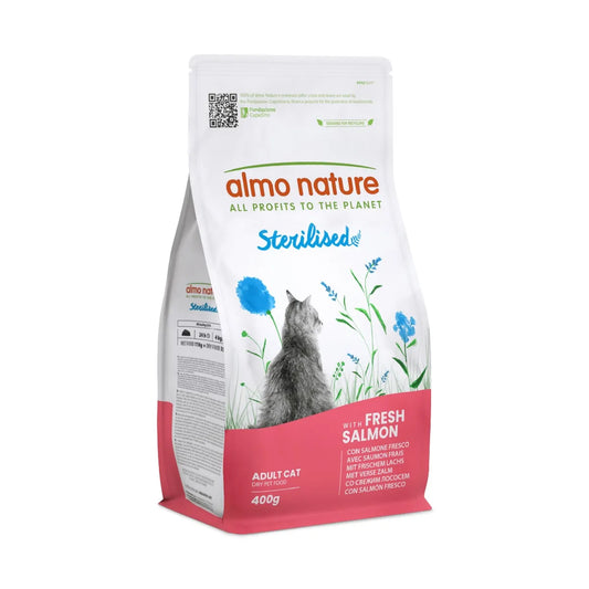 Almo Holistic Functional Sterilizzato Cats 400 G Salmone