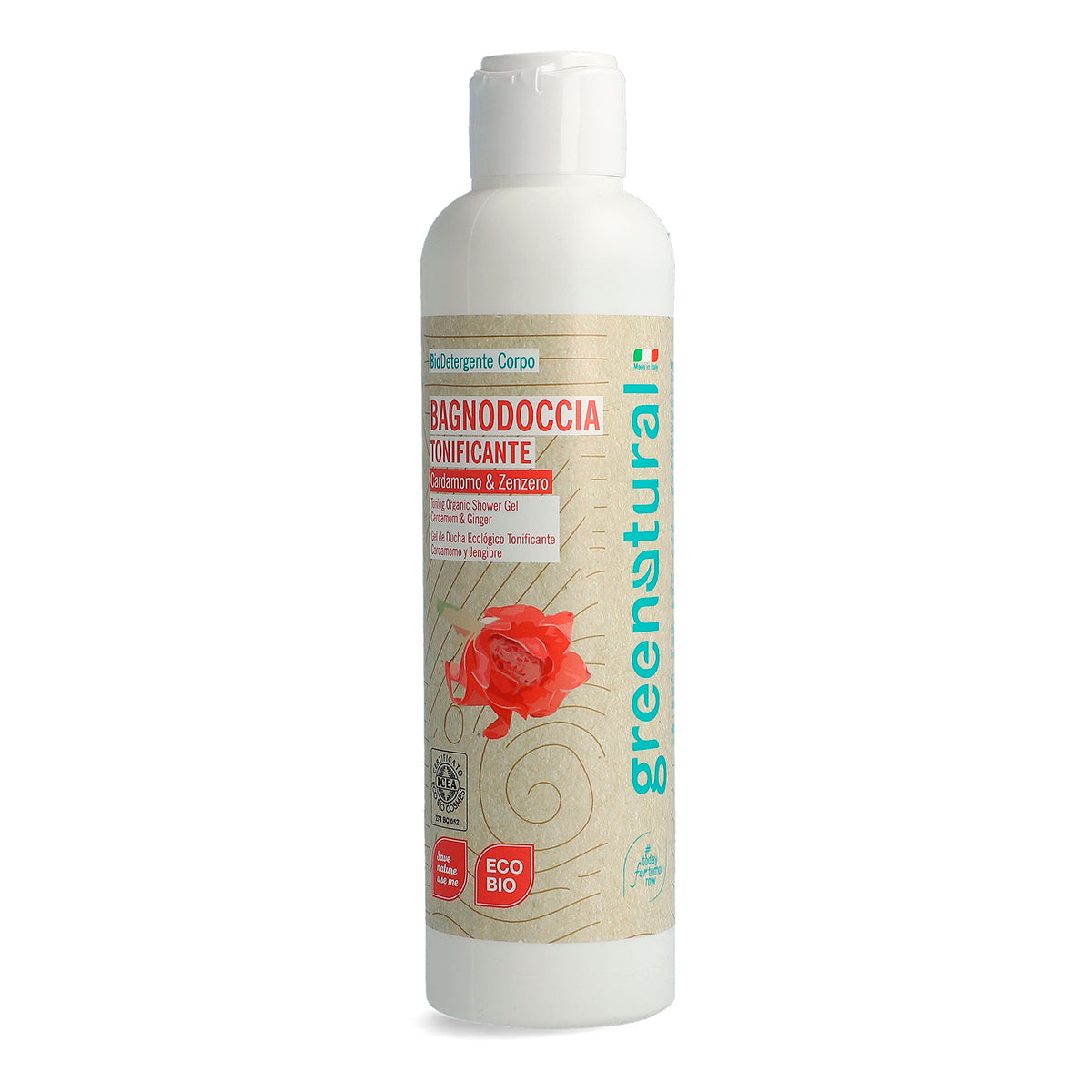 Bagnodoccia Tonificante Cardamomo & Zenzero - Ecobio