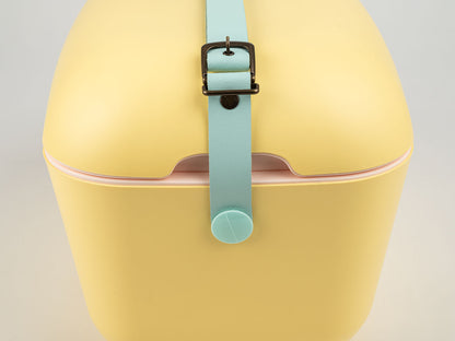 Cooler bag giallo - verde acqua pop  12l