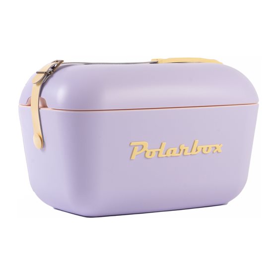 Cooler bag lilla - giallo pop 20l