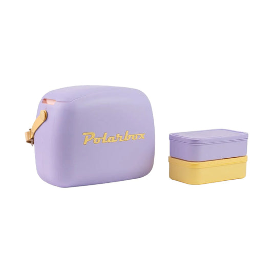 Cooler bag lilla - giallo pop 6l