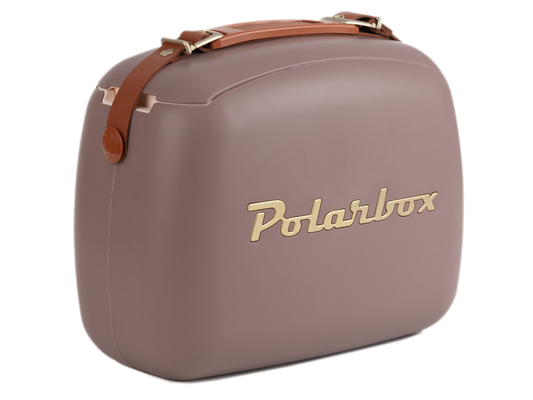 Cooler bag mauve - gold 6l