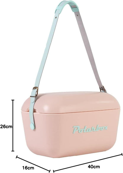 Cooler bag rosa - verde acqua pop  12l