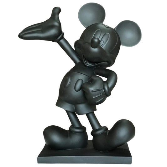 Statua da giardino 3D Mickey monocolore nero