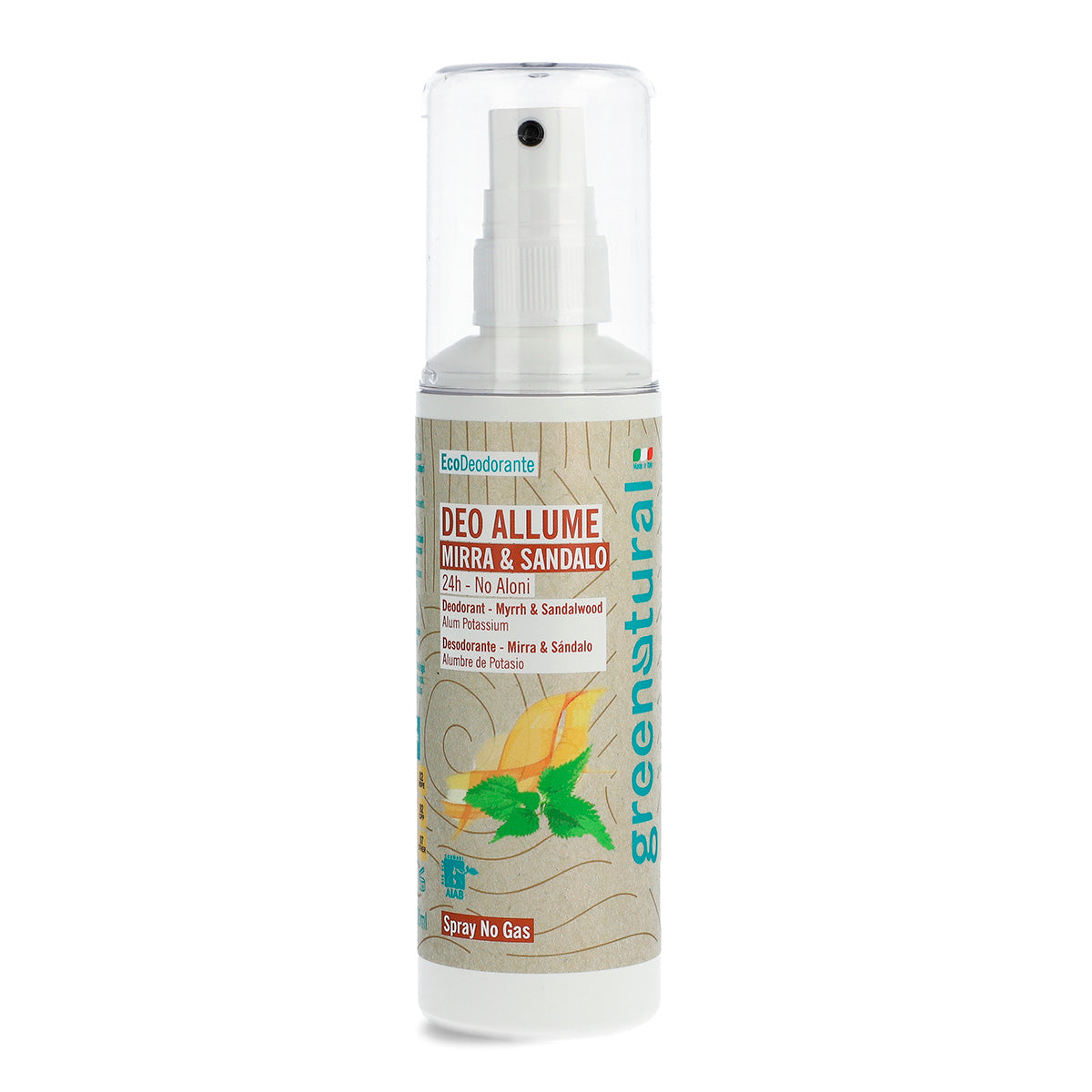 Deo Allume No Gas Mirra & Sandalo - Aiab