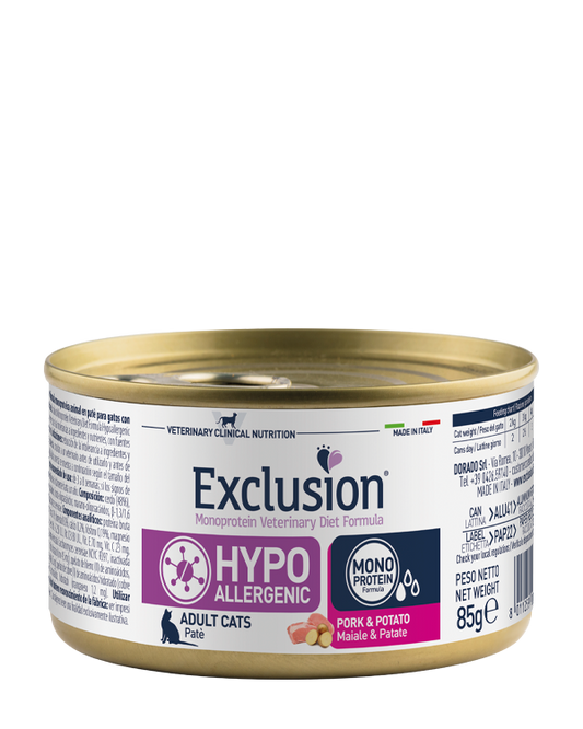 Exclusion Cat Hypoallergenic Maiale E Pot