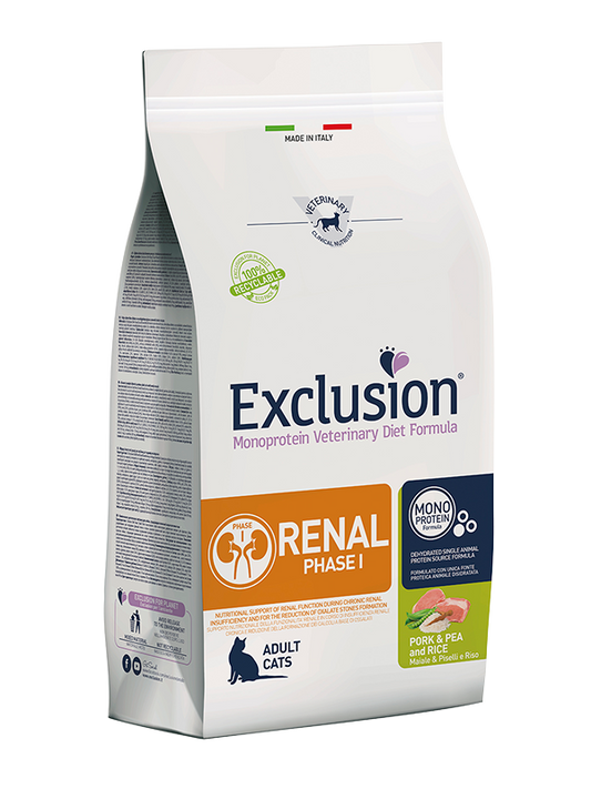 Exclusion Cat Renal Phase 1 Maiale & Piselli & Riso