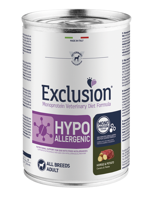 Exclusion Dog Hypoallergenic Cavallo & Patate