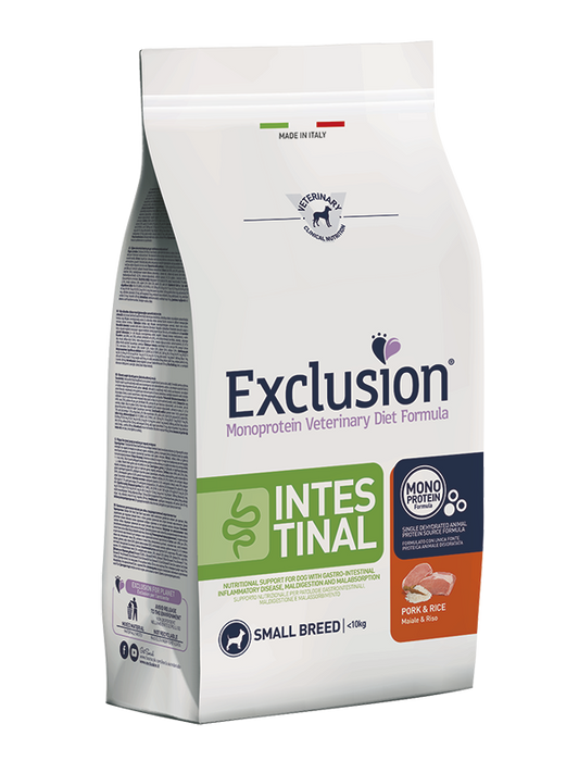 Exclusion Dog Intestinal Maiale & Riso Small