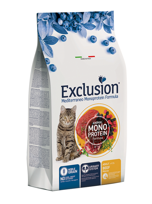 Exclusion Mediterraneo Cat Adult Manzo