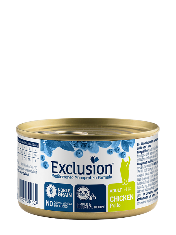 Exclusion Mediterraneo Cat Adult Pollo