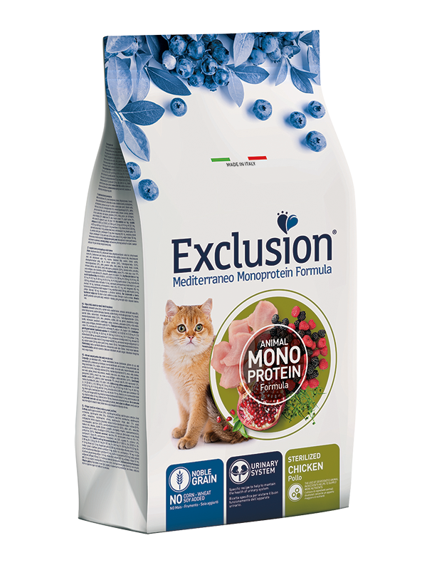 Exclusion Mediterraneo Cat Sterilized Pollo
