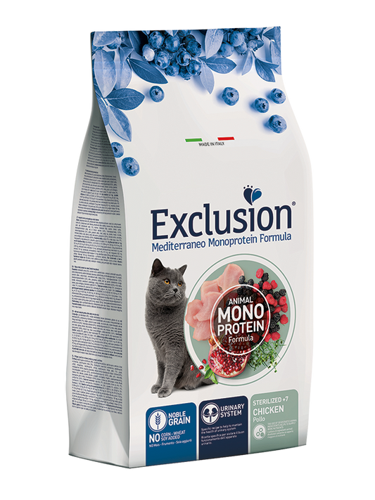 Exclusion Mediterraneo Cat Sterilized +7 Pollo