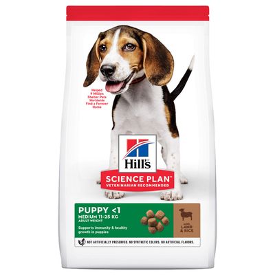Hill'S Science Plan Puppy Medium Agnello e Riso