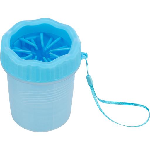 Trx pulisci zampe silicone/plast Blu
