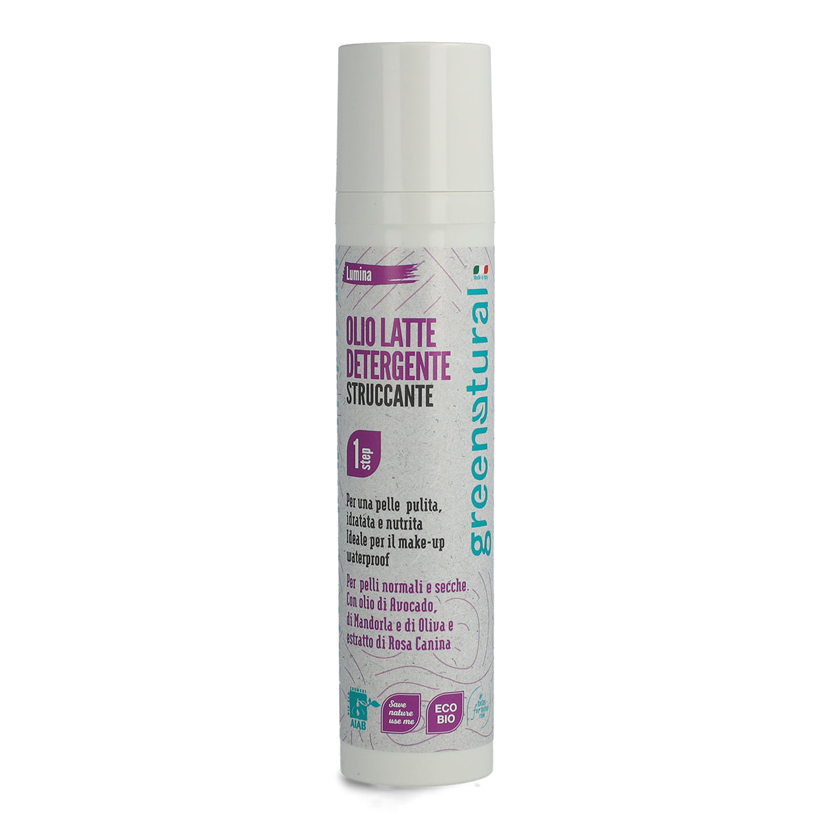 Lumina Olio Latte Detergente Struccante - Ecobio