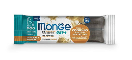 Monge Snack Dog Immunity Support Coniglio 40gr
