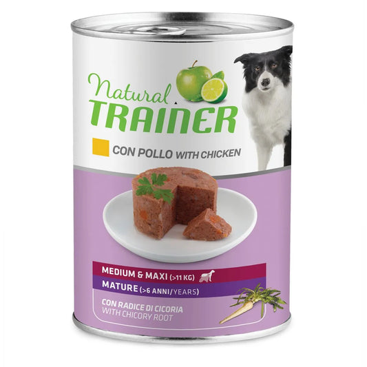 Natural Trainer Dog Med&Maxi Mature Pollo 400 G