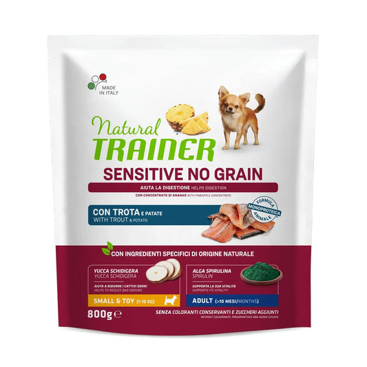 Natural Trainer Dog Sensitive No Grain Adult Mini Trota