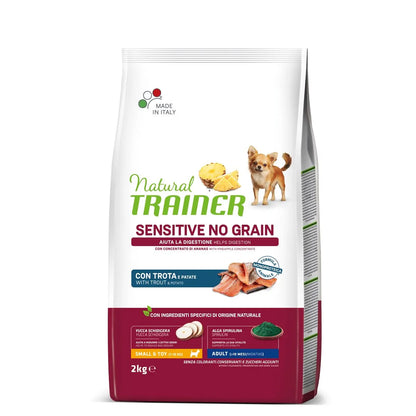 Natural Trainer Dog Sensitive No Grain Adult Mini Trota
