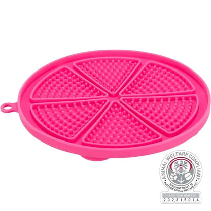 Trx lick'n'snack tappetino c/ventose silicone rosa
