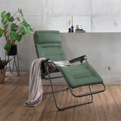 Poltrona Relax imbottita gravità zero Futura Bec Becomfort® Olive 9548