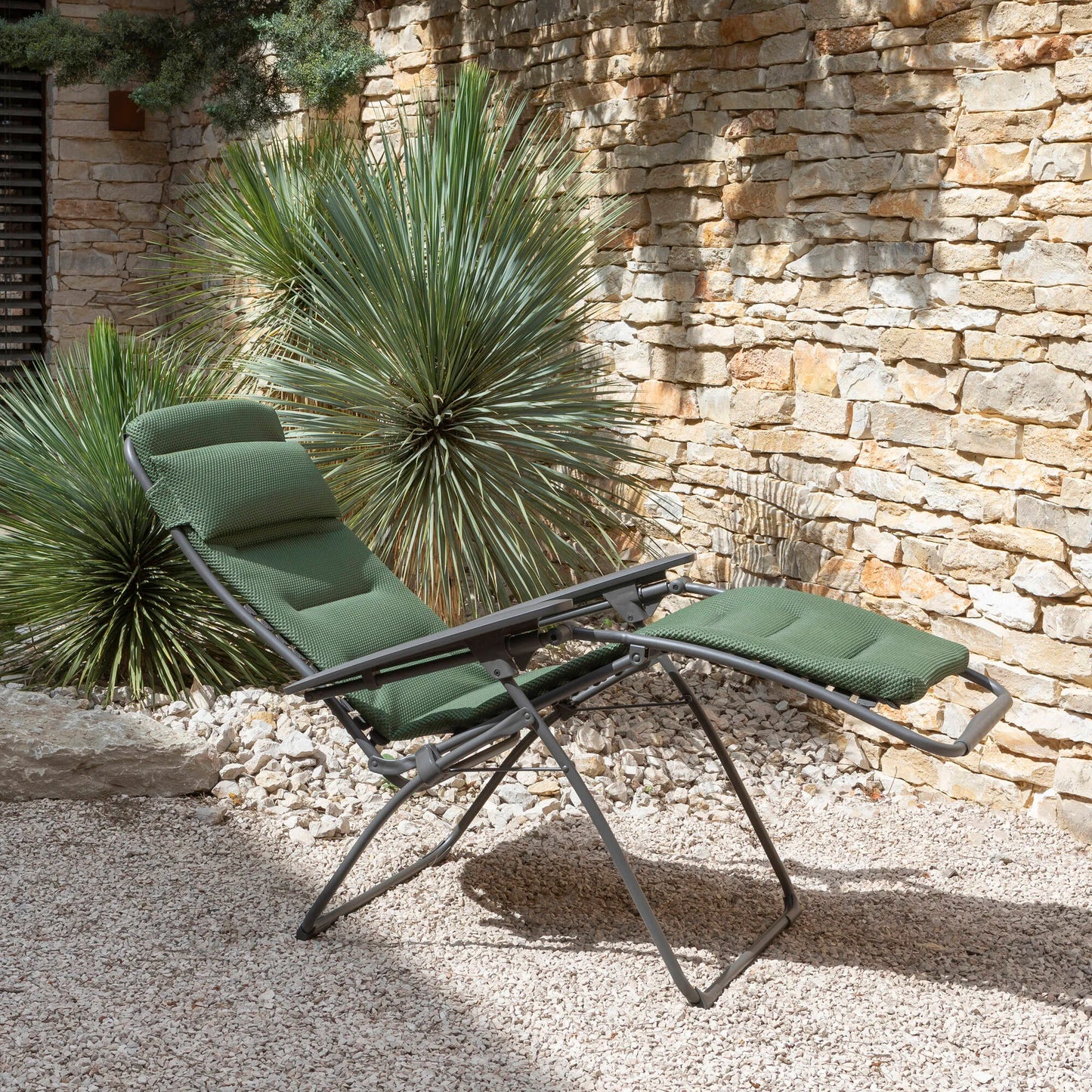 Poltrona Relax imbottita gravità zero Futura Bec Becomfort® Olive 9548